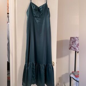 Green Azazie Formal Dress